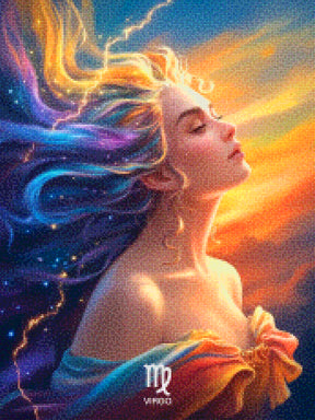 Diamond Painting - Sterrenbeeld - Maagd