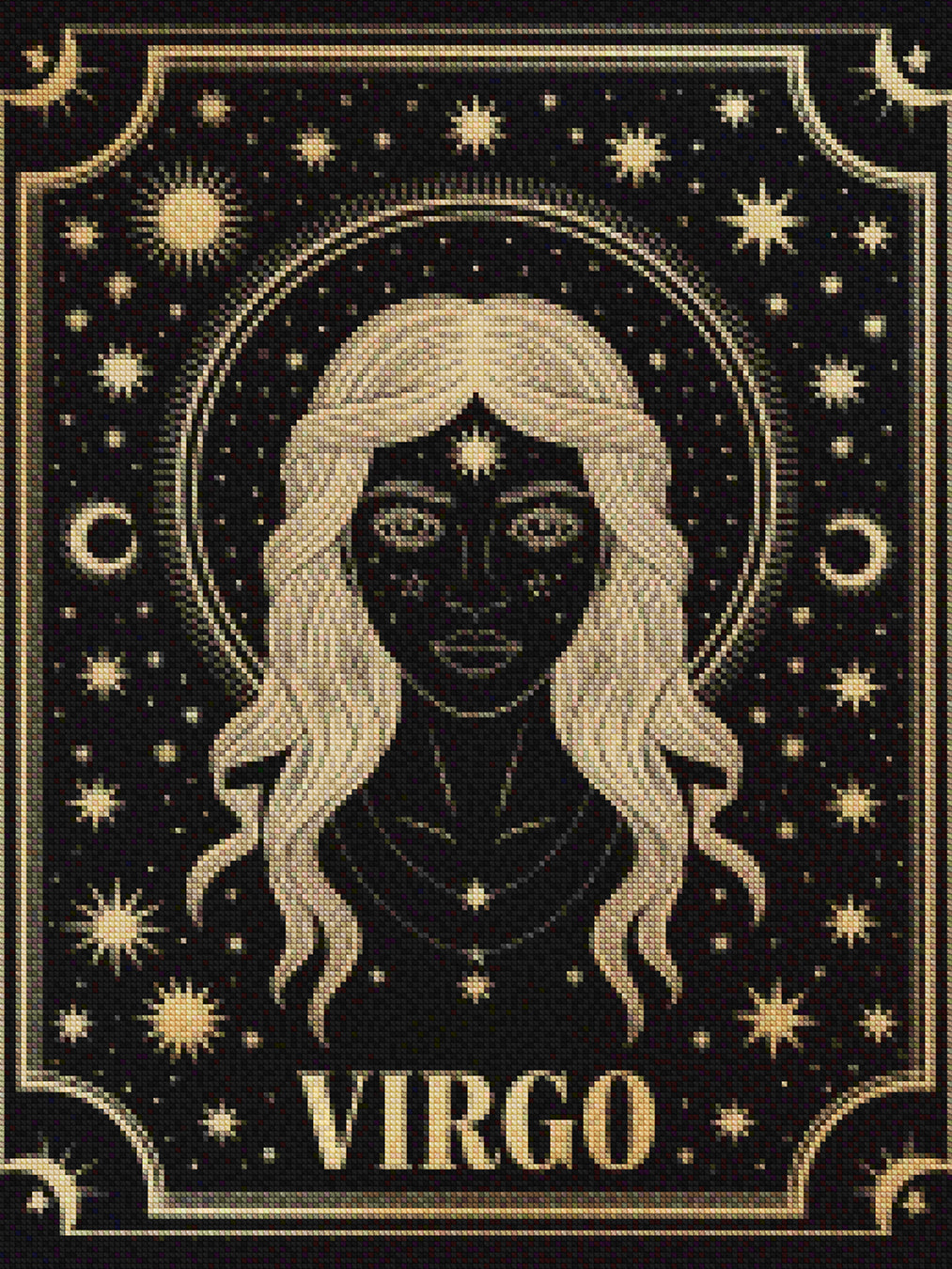 Diamond Painting - Sterrenbeeld - Maagd