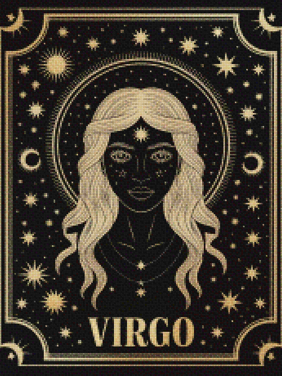 Diamond Painting - Sterrenbeeld - Maagd