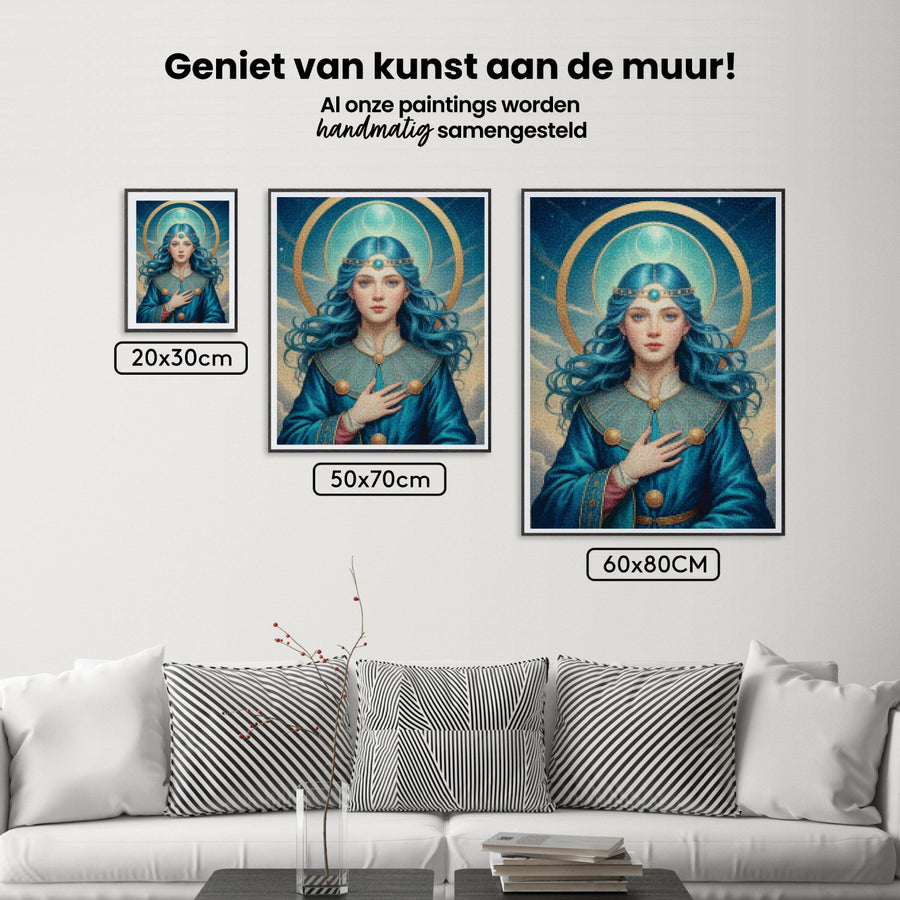 Diamond Painting - Sterrenbeeld - Maagd