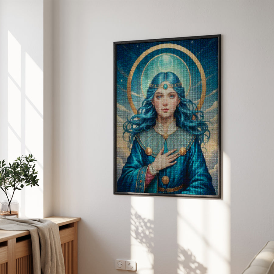 Diamond Painting - Sterrenbeeld - Maagd