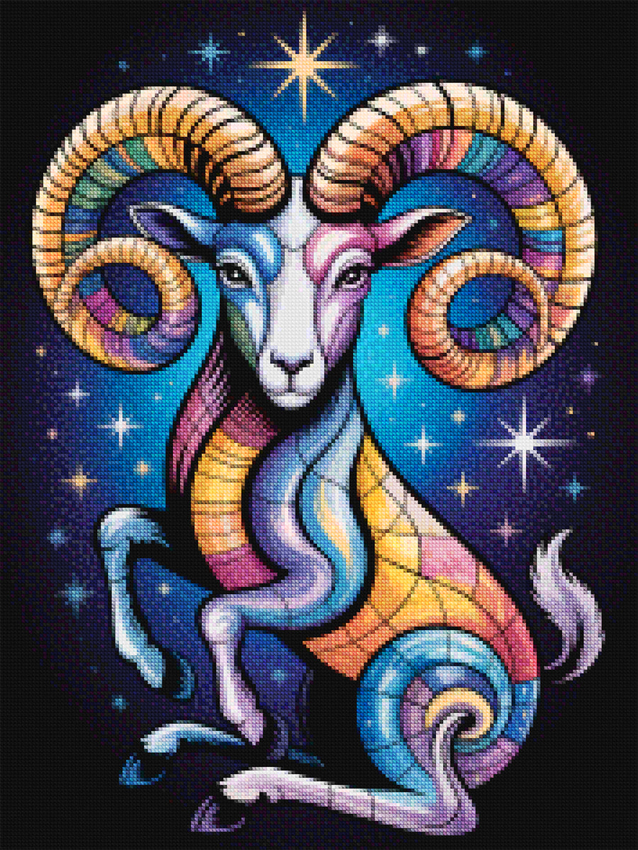 Diamond Painting - Sterrenbeeld - Ram