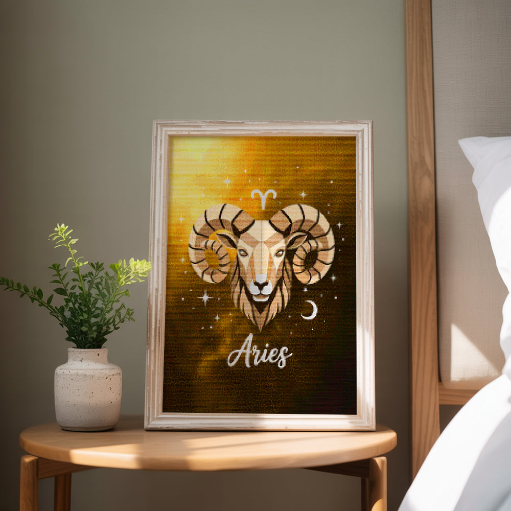 Diamond Painting - Sterrenbeeld - Ram