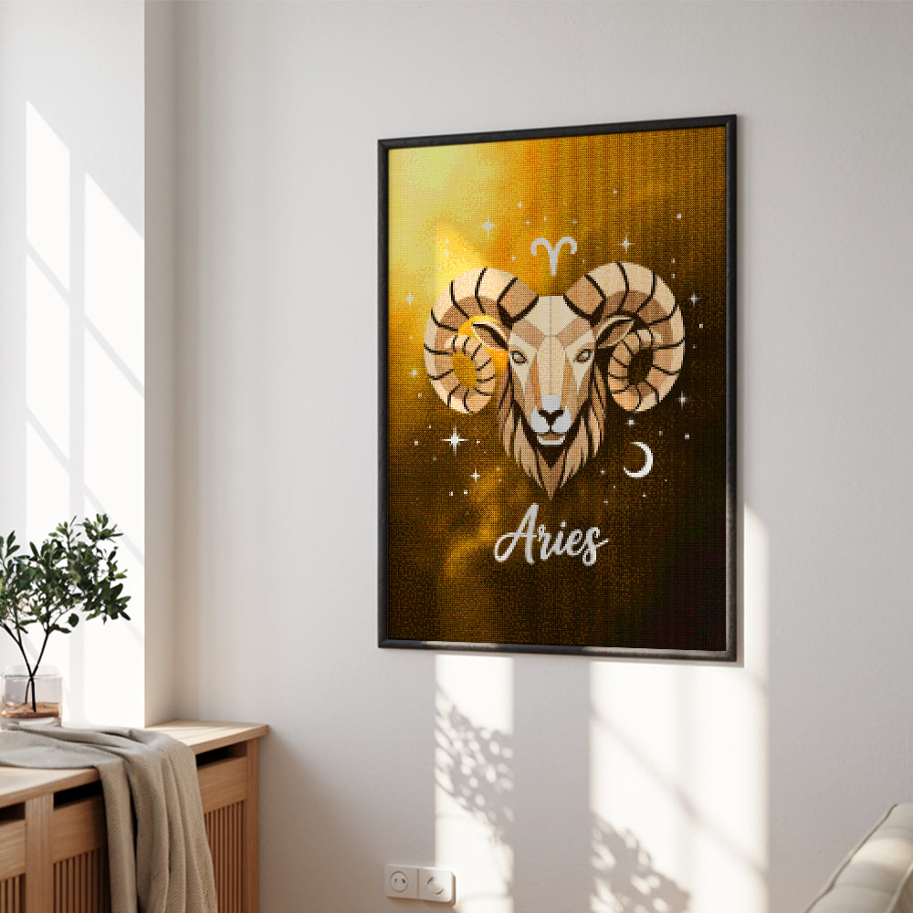 Diamond Painting - Sterrenbeeld - Ram