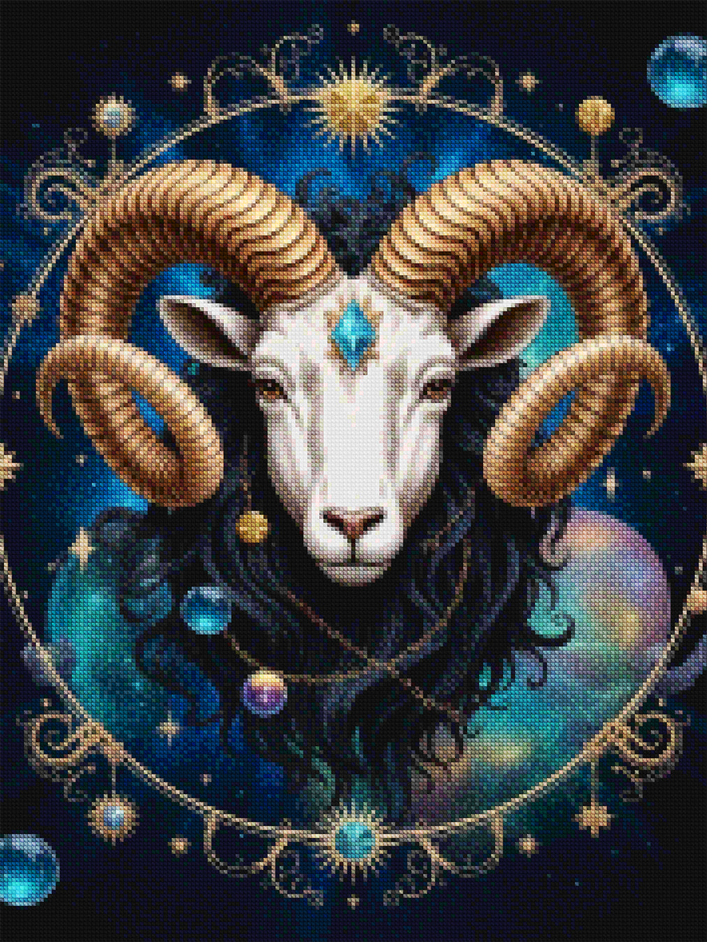 Diamond Painting - Sterrenbeeld - Ram