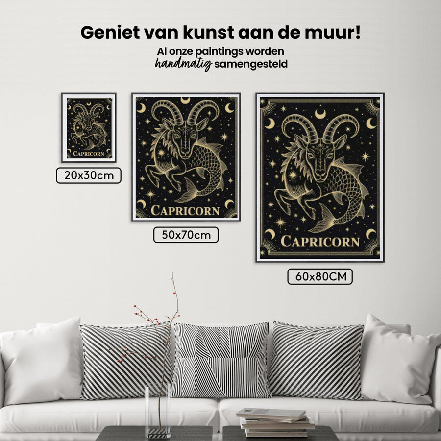 Diamond Painting - Sterrenbeeld - Steenbok