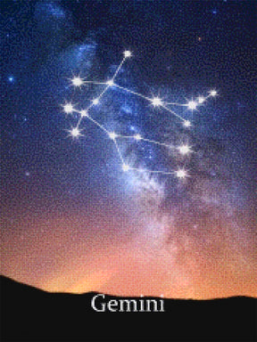 Diamond Painting - Sterrenbeeld - Tweelingen