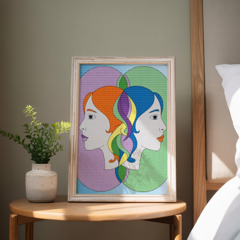 Diamond Painting - Sterrenbeeld - Tweelingen