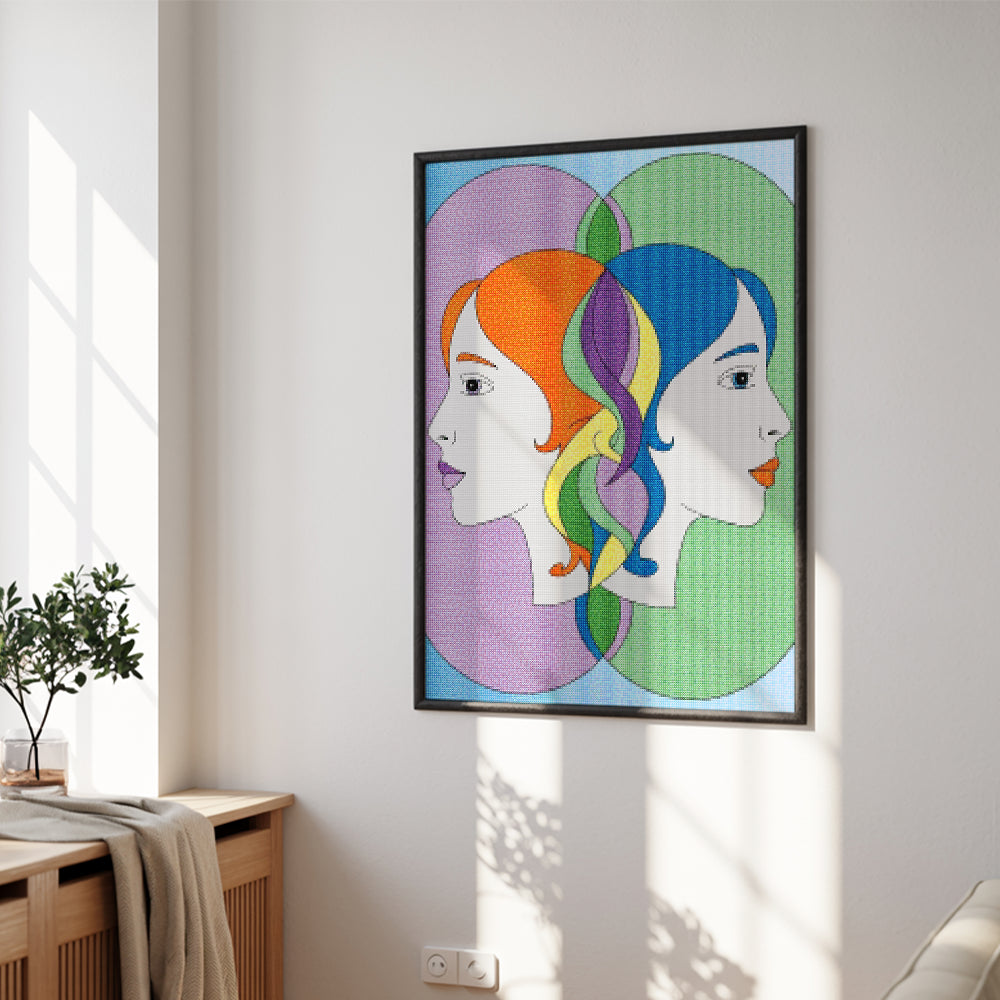 Diamond Painting - Sterrenbeeld - Tweelingen