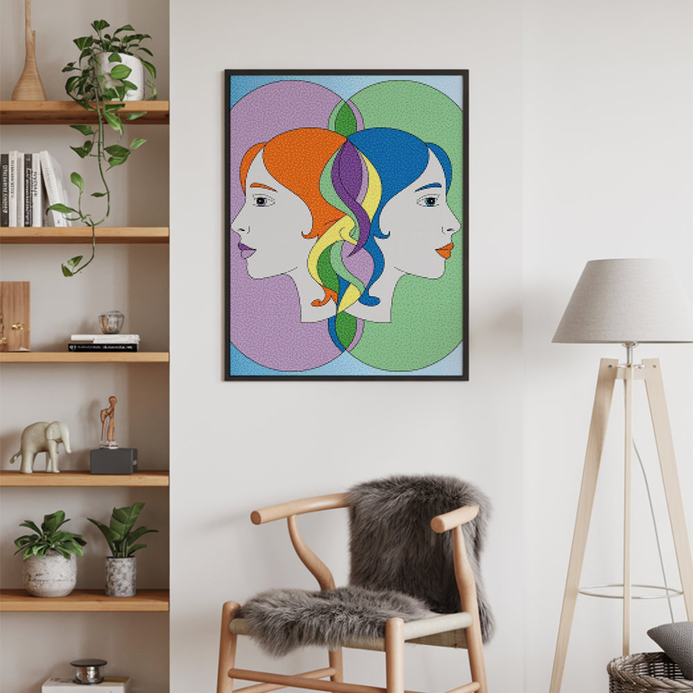 Diamond Painting - Sterrenbeeld - Tweelingen