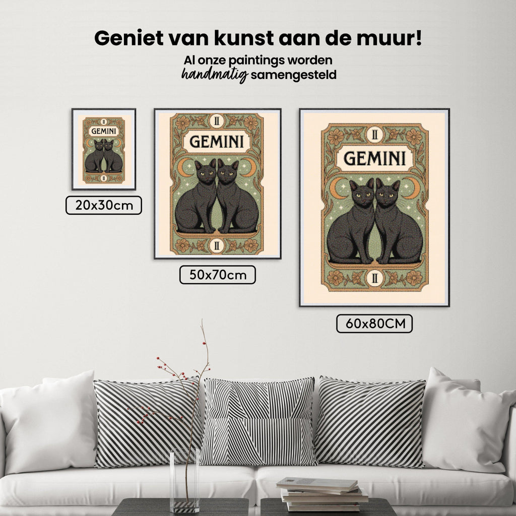 Diamond Painting - Sterrenbeeld - Tweelingen