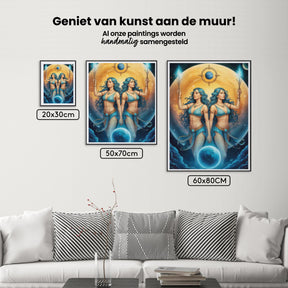 Diamond Painting - Sterrenbeeld - Tweelingen