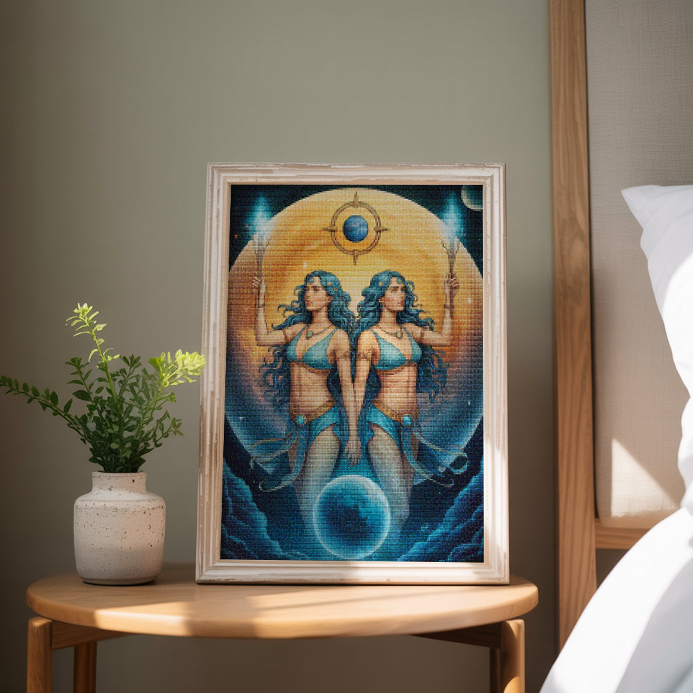Diamond Painting - Sterrenbeeld - Tweelingen