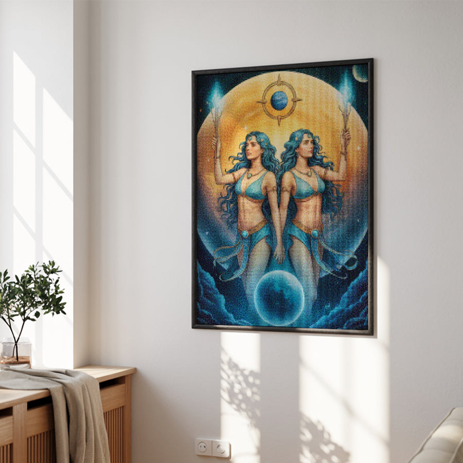 Diamond Painting - Sterrenbeeld - Tweelingen