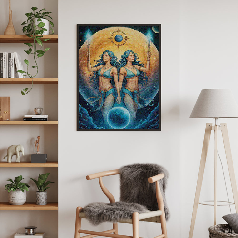 Diamond Painting - Sterrenbeeld - Tweelingen