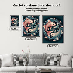 Diamond Painting - Sterrenbeeld - Vissen