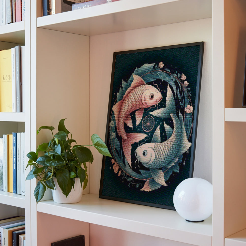 Diamond Painting - Sterrenbeeld - Vissen