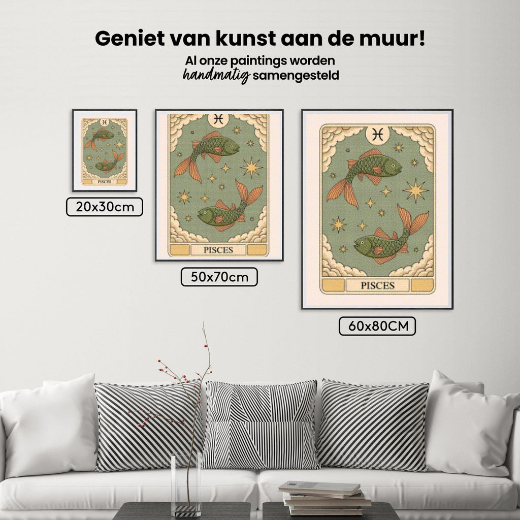 Diamond Painting - Sterrenbeeld - Vissen