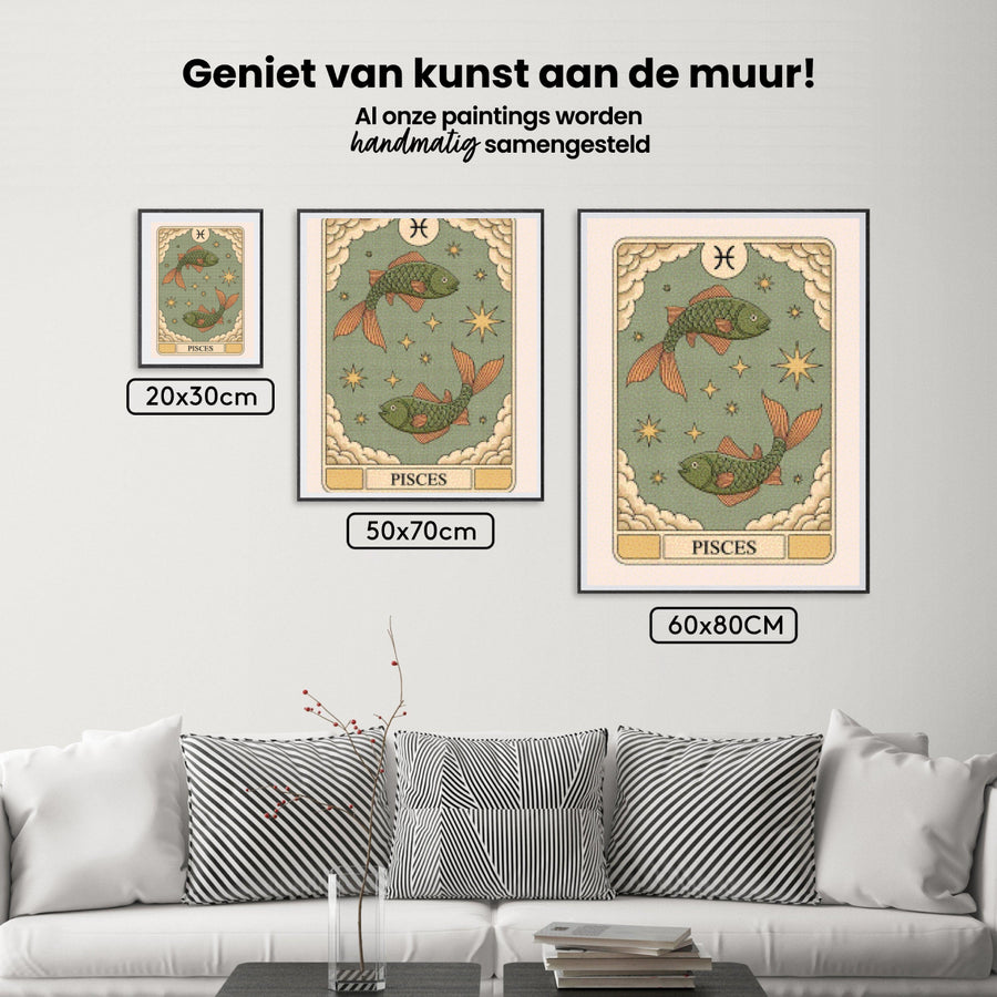 Diamond Painting - Sterrenbeeld - Vissen
