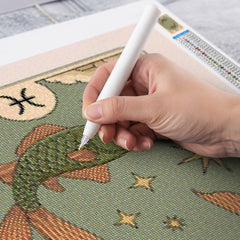 Diamond Painting - Sterrenbeeld - Vissen