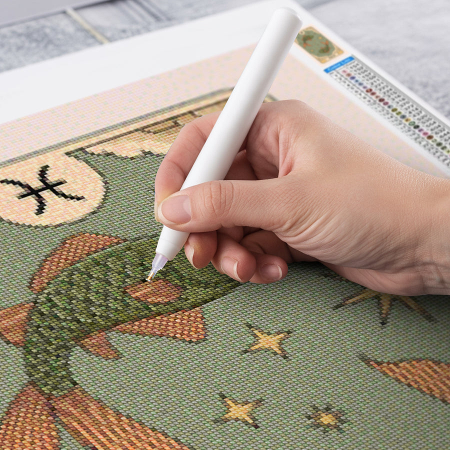Diamond Painting - Sterrenbeeld - Vissen