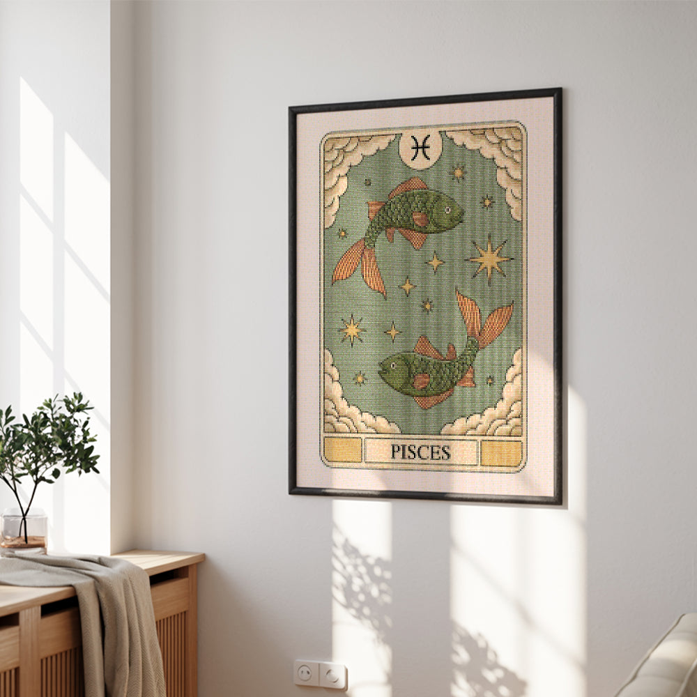 Diamond Painting - Sterrenbeeld - Vissen