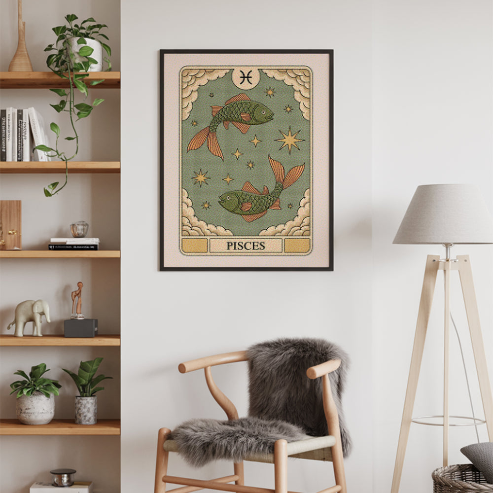 Diamond Painting - Sterrenbeeld - Vissen