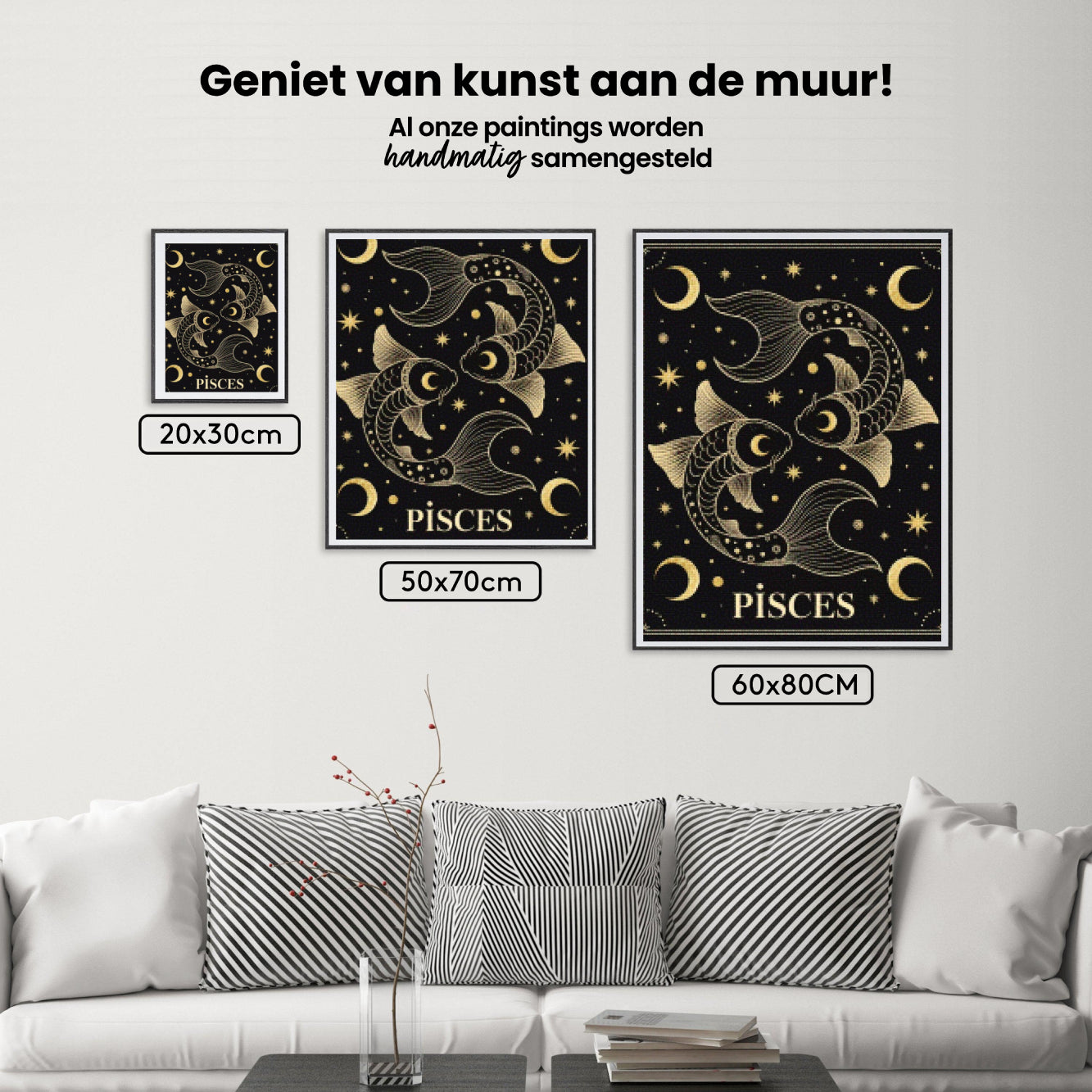 Diamond Painting - Sterrenbeeld - Vissen