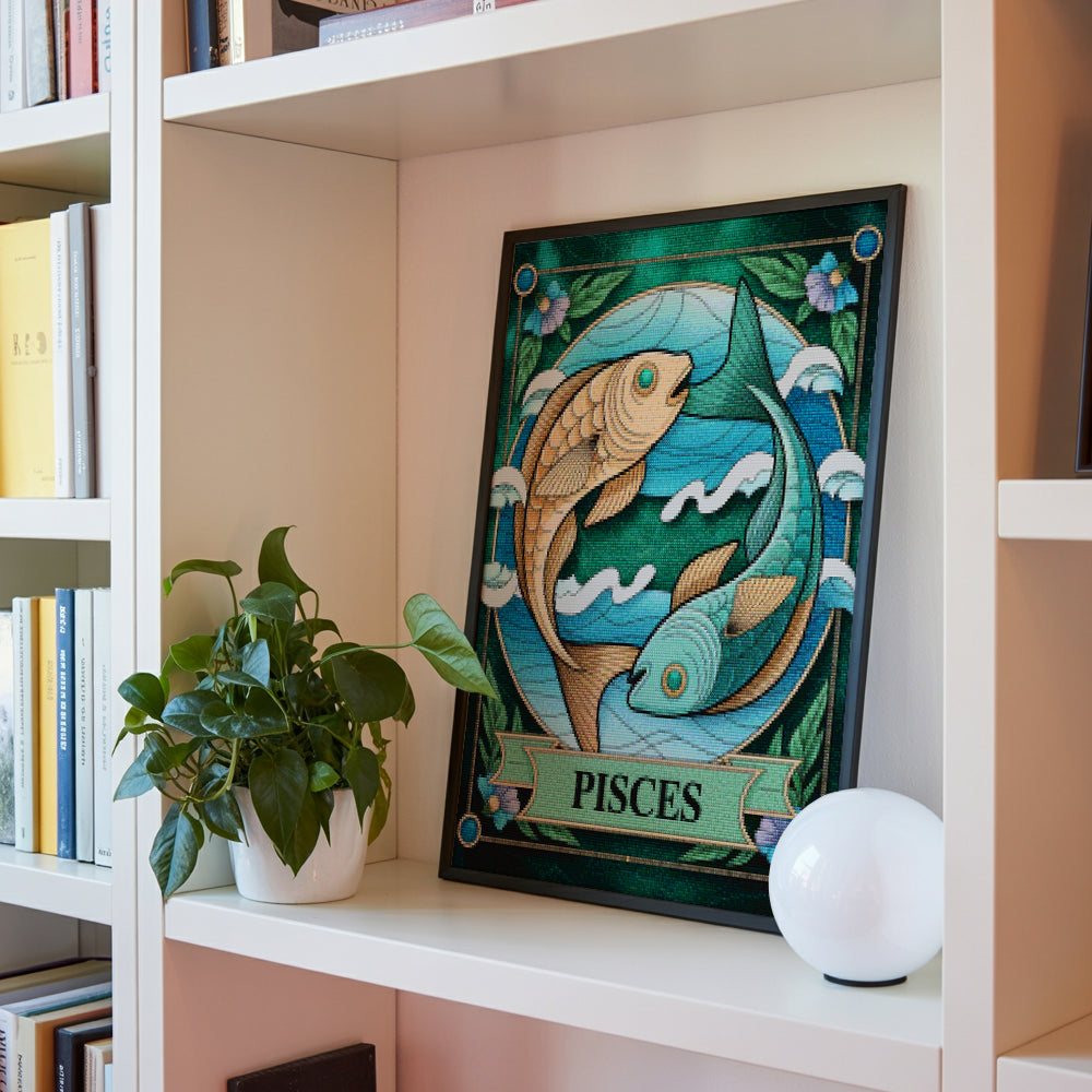 Diamond Painting - Sterrenbeeld - Vissen