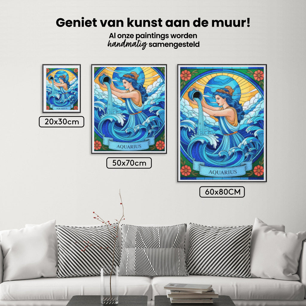 Diamond Painting - Sterrenbeeld - Waterman