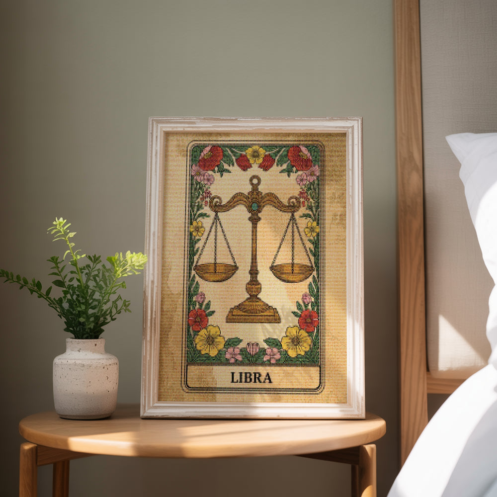 Diamond Painting - Sterrenbeeld - Weegschaal