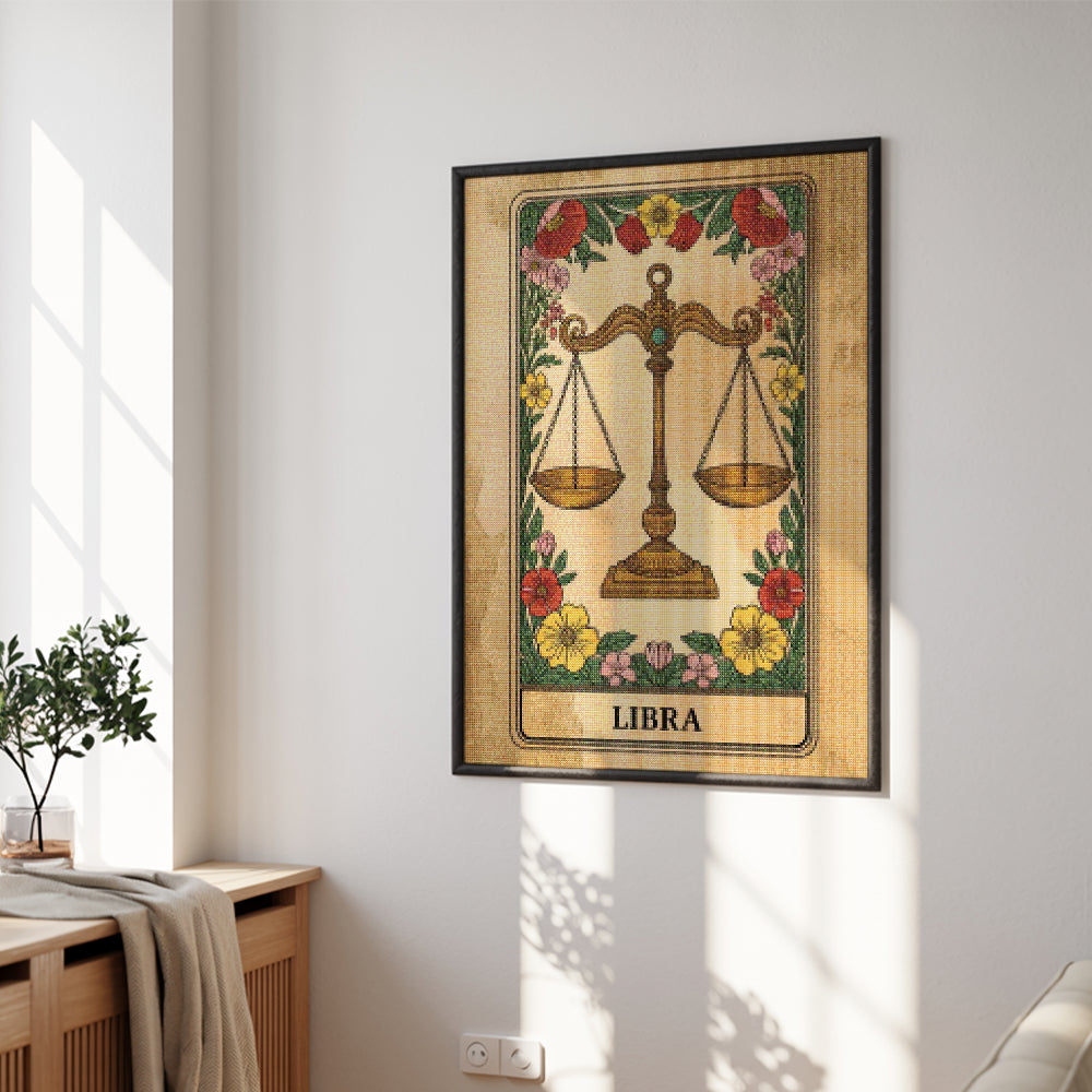 Diamond Painting - Sterrenbeeld - Weegschaal