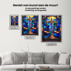 Diamond Painting - Sterrenbeeld - Weegschaal