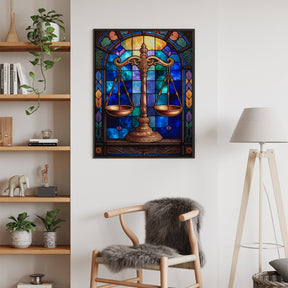 Diamond Painting - Sterrenbeeld - Weegschaal