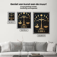 Diamond Painting - Sterrenbeeld - Weegschaal