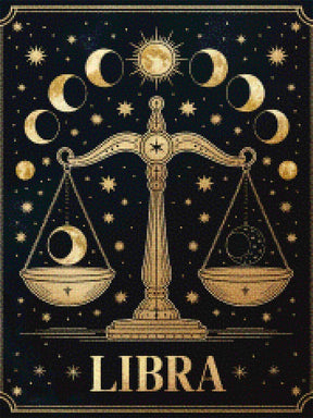 Diamond Painting - Sterrenbeeld - Weegschaal