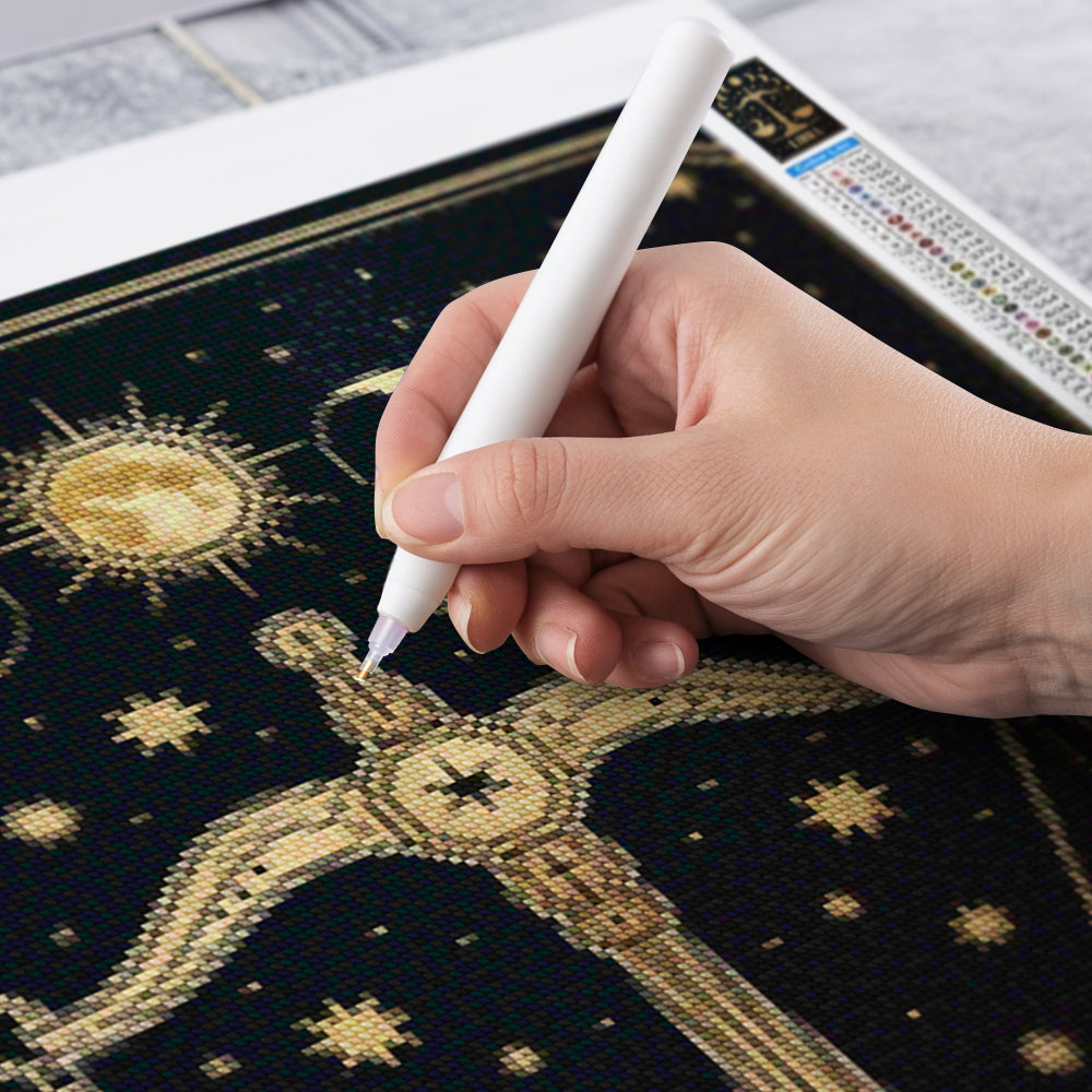 Diamond Painting - Sterrenbeeld - Weegschaal