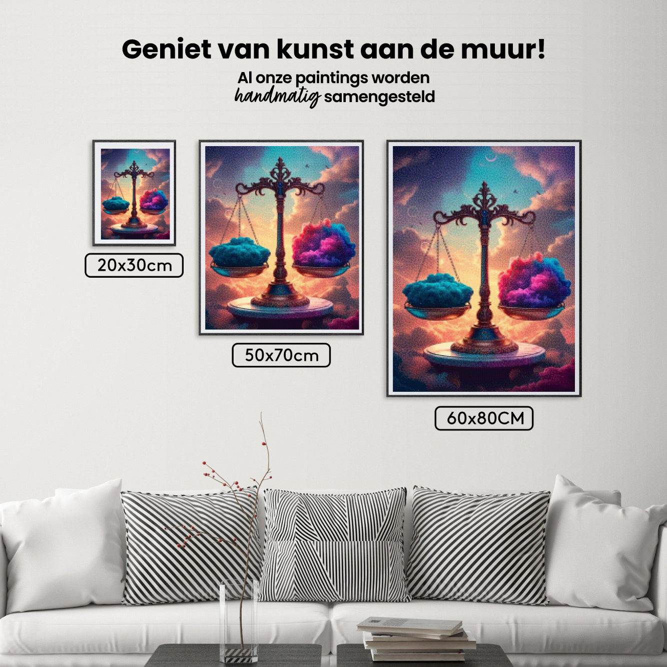 Diamond Painting - Sterrenbeeld - Weegschaal
