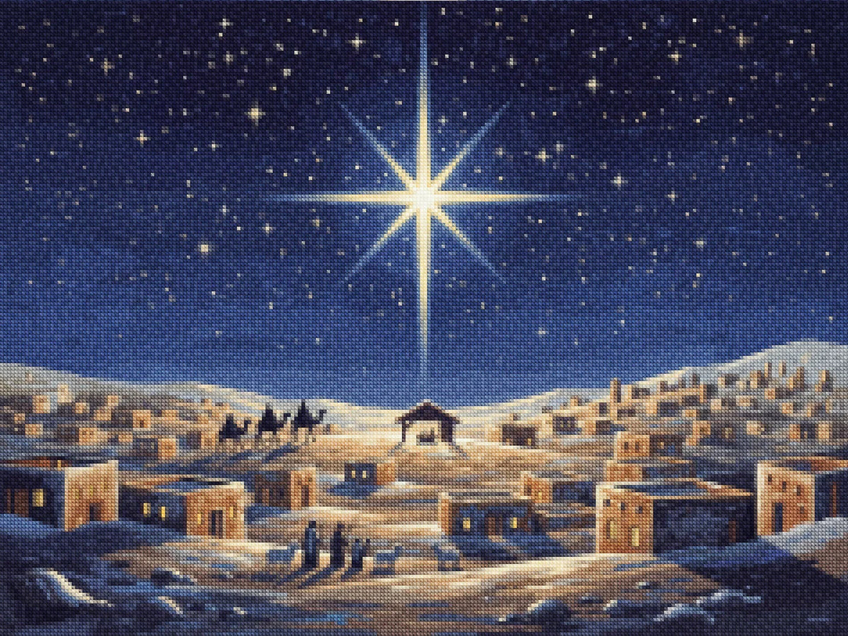 Diamond Painting - Sterrennacht boven Bethlehem