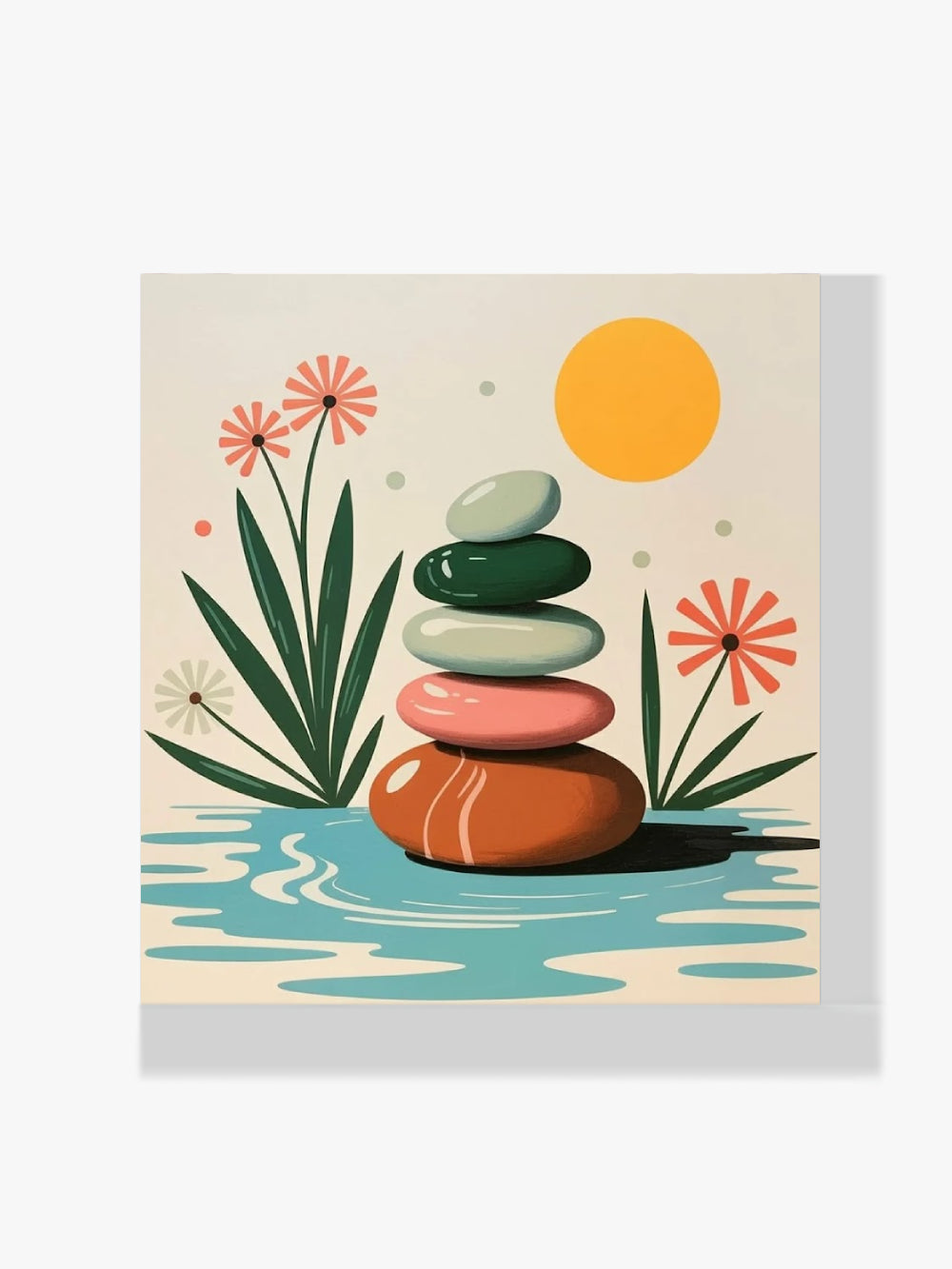 Mini Diamond Painting - Stille kiezel