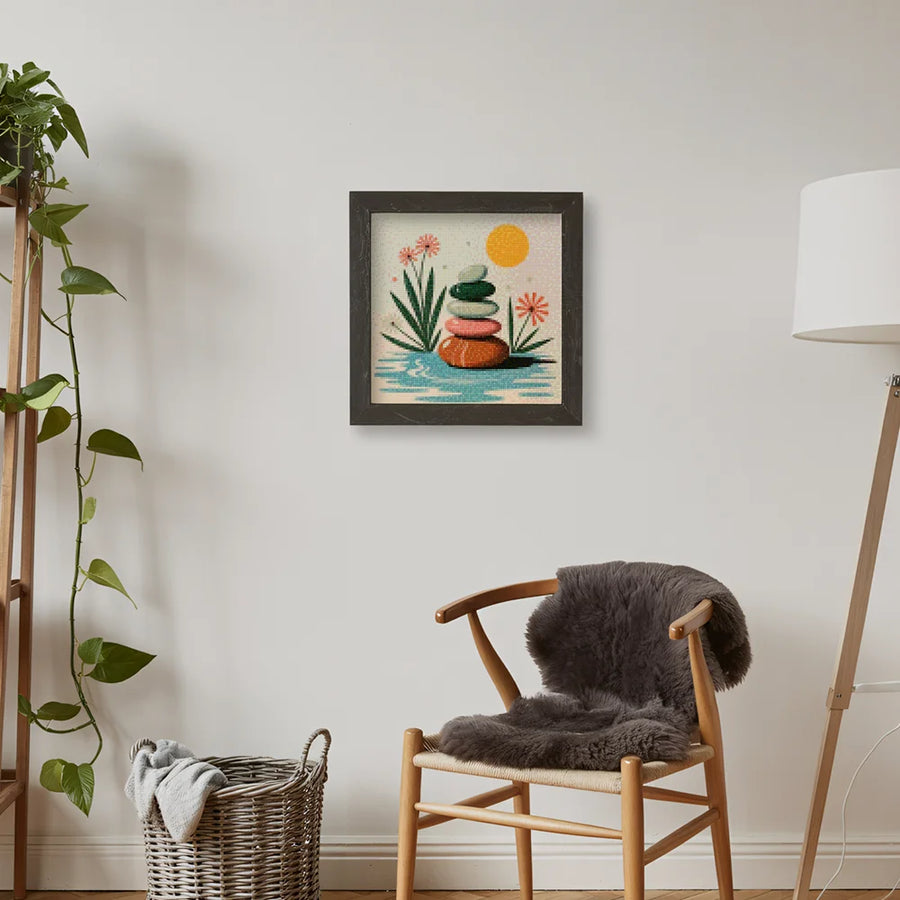 Mini Diamond Painting - Stille kiezel
