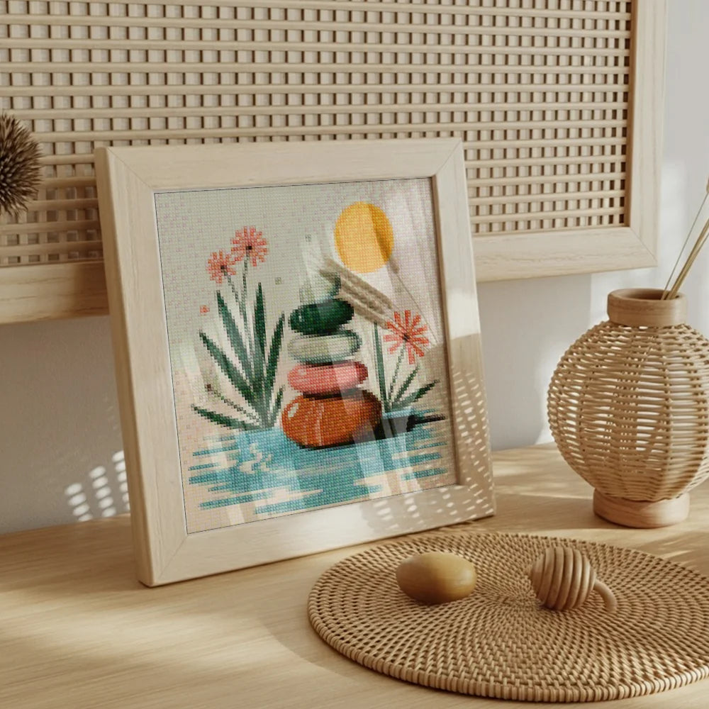 Mini Diamond Painting - Stille kiezel