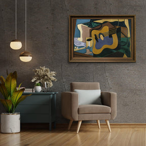 Diamond Painting - Stilleven met gitaar - SEOS Shop ®