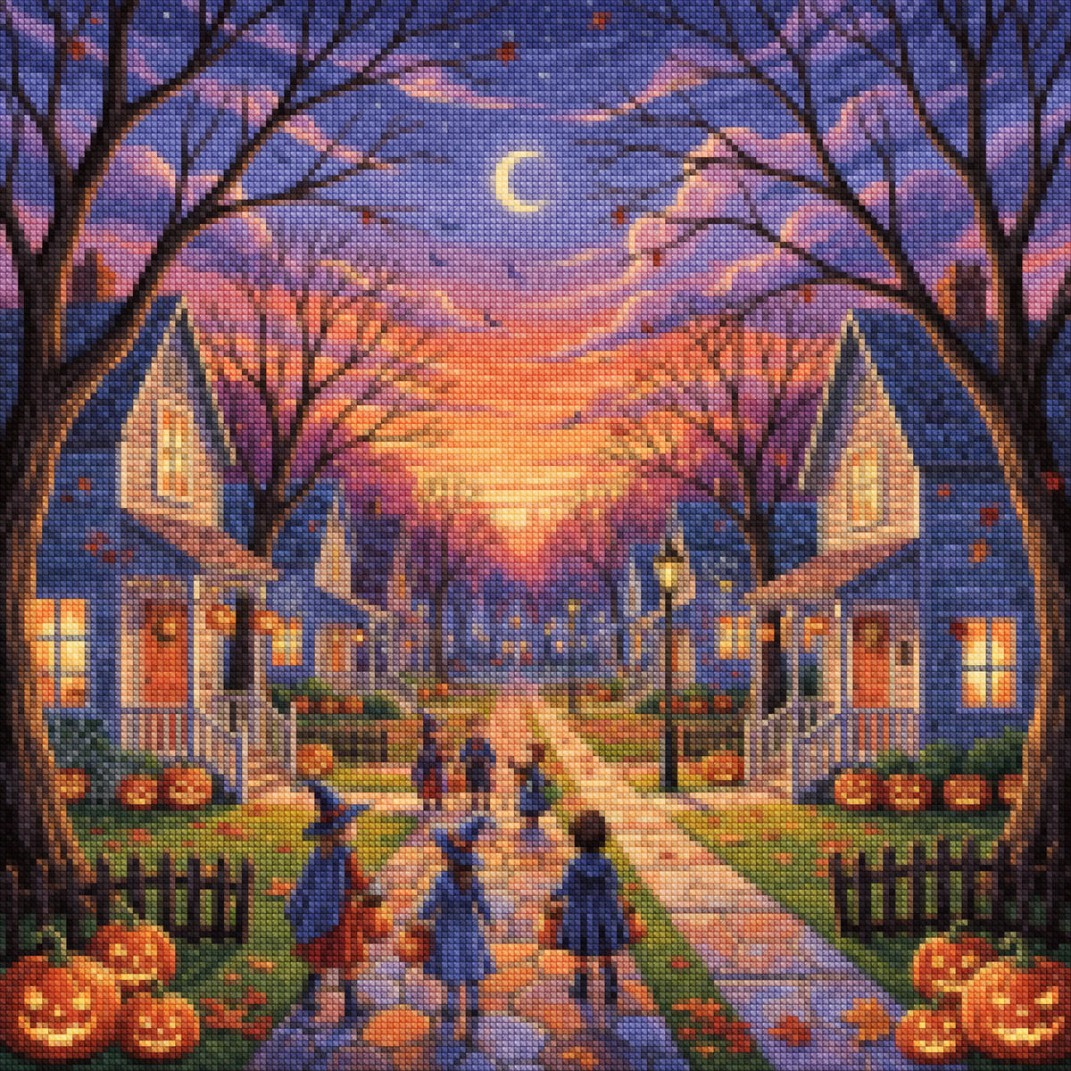 Diamond Painting - Trick-or-Treat Laan