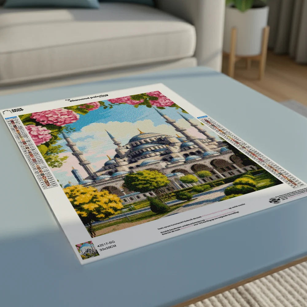 Diamond Painting - Tuin van de Blauwe Moskee