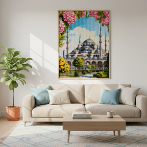 Diamond Painting - Tuin van de Blauwe Moskee