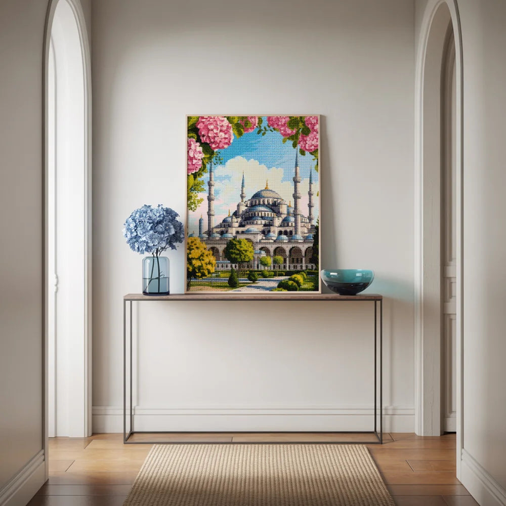 Diamond Painting - Tuin van de Blauwe Moskee