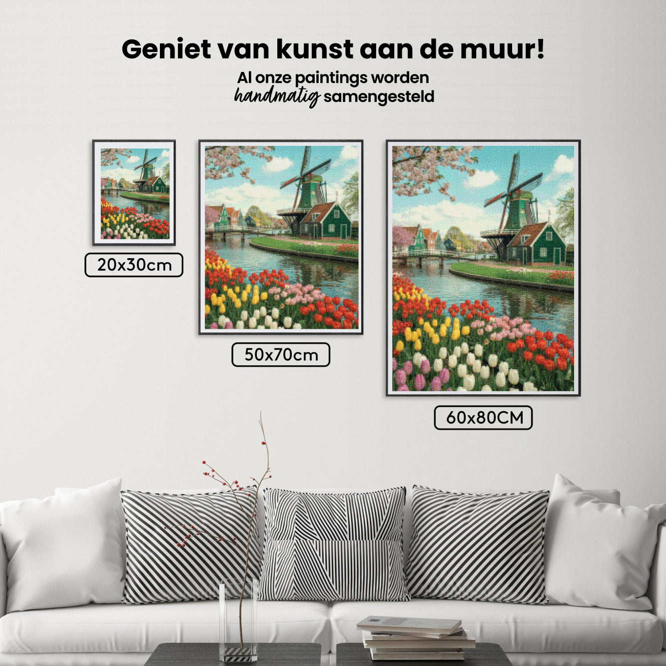 Diamond Painting - Tulpen & Windmolens