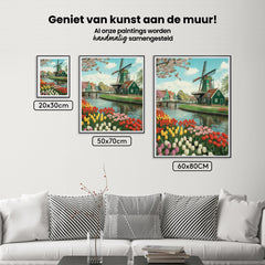 Diamond Painting - Tulpen & Windmolens