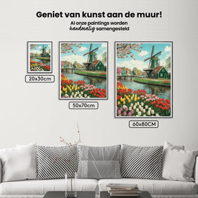 Diamond Painting - Tulpen & Windmolens